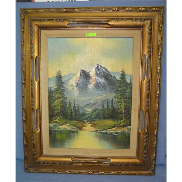 Artist signed oil on canvas signed Anderson