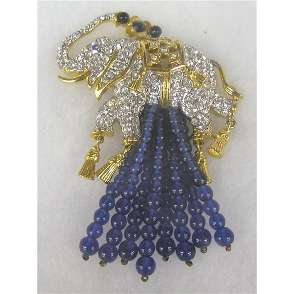 Vintage Elizabeth Taylor Avon elephant brooch