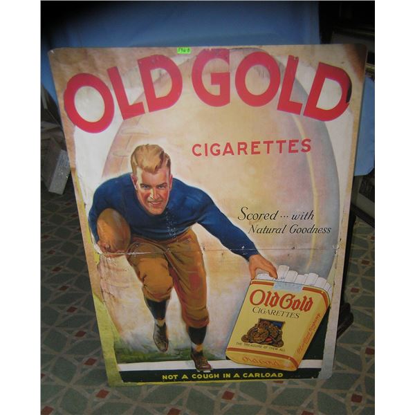Old Gold cigarettes large retro style advertising sign
