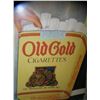 Image 3 : Old Gold cigarettes large retro style advertising sign