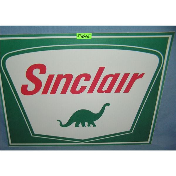 Sinclair Gasoline retro style advertising sign