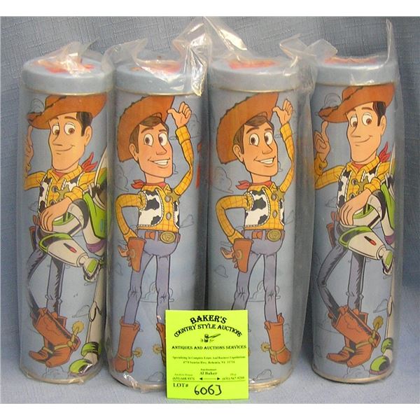 Group of vintage Toy Story tins