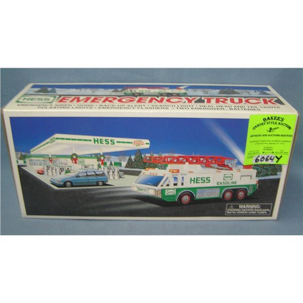 Vintage Hess emergency truck with original box