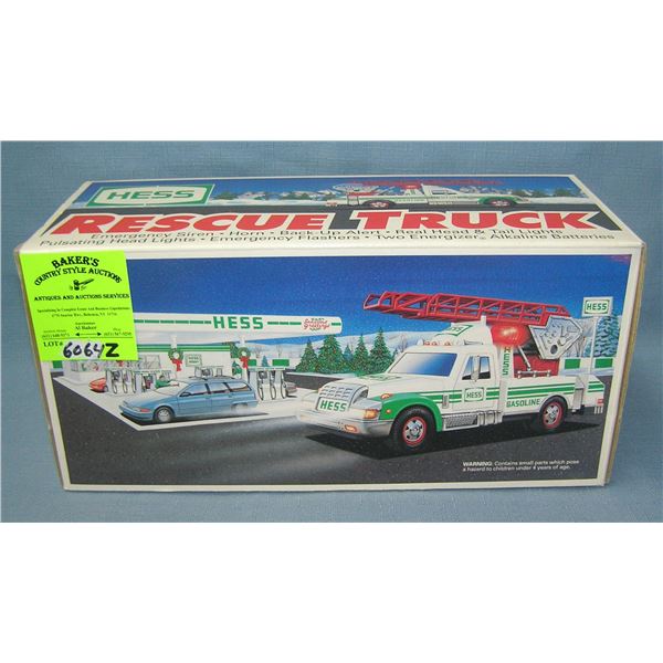 Vintage Hess rescue truck