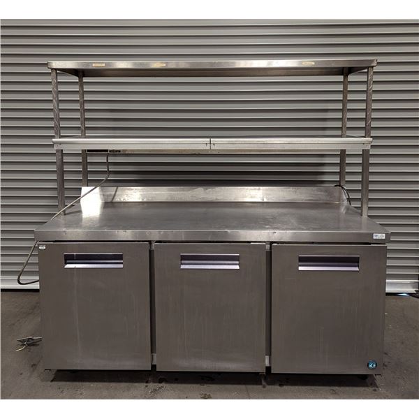 Hoshizaki CRMR72-W 3 Door Cooler W/2-Tier Overself & Strip Heater | 271C/L9-4