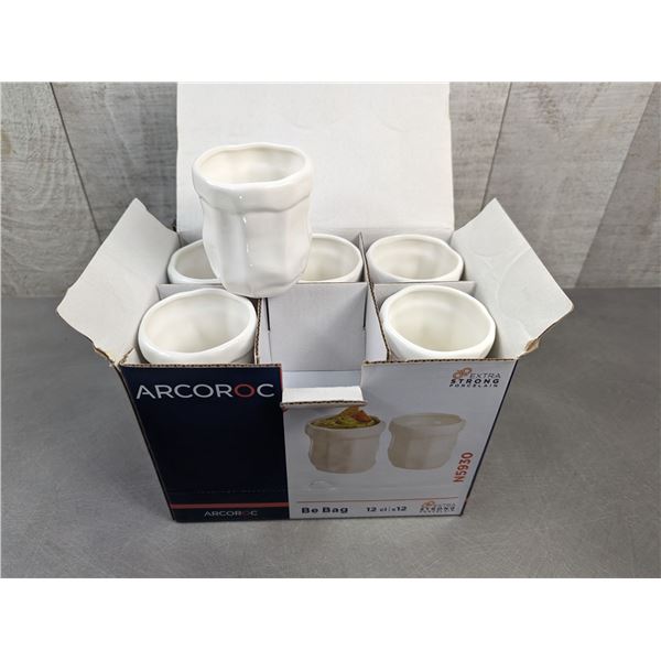 120ml "Be Bag" Appetizer Dishes, Arcoroc N5930 - Lot of 12 | L5L5/L5R2