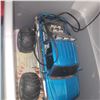 Image 8 : Grey Tote w/ Contents - Fan, RC Car, Sheet Set, Misc
