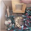 Image 8 : Box w/ Contents - Christmas, Decor, Mis