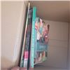 Image 7 : Box w/ Contents - Books, Cast Iron Plant Hanger, Sign +