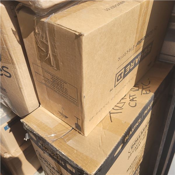 Box w/ Contents - Horse Pictures, Clock, Antique Mirror