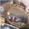 Image 5 : Box w/ Contents - Horse Pictures, Clock, Antique Mirror