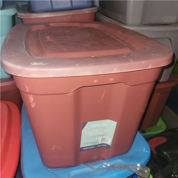Brick Red Tote w/ Contents - Purses, Feng Shui Horses