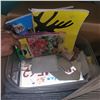 Image 3 : Box w/ Contents -  Home Decor, Misc