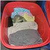 Image 2 : Red Tote w/ Contents - Ladies Clothing, Size Large - 2 XL