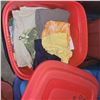Image 8 : Red Tote w/ Contents - Ladies Clothing, Size Large - 2 XL
