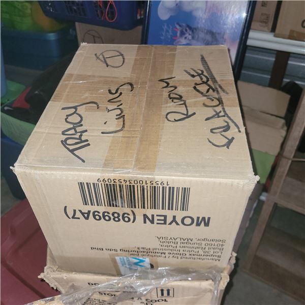 Box w/ Contents - Amethyst Statue, Etc