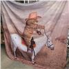 Image 3 : Box w/ Contents - Funny Shower Curtain, Textiles, Horse & Pineapple Decor Etc