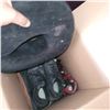 Image 4 : Box w/ Contents - 1st Aid Kit, Shoes (Size 11 Womens)