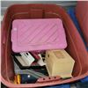 Image 2 : Brick Red Tote w/ Contents - Hardware, Purses, Michael Kors, Trinket Boxes w/ Contents +