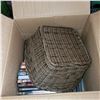 Image 2 : Box w/ Contents - DVDs, Blu-Rays, Basket