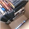 Image 4 : Box w/ Contents - DVDs, Blu-Rays, Basket