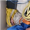 Image 5 : Grey Tote w/ Contents - Fan, Lights, Ropes +