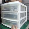 Image 1 : 3 Drawer Organizer w/ Contents - Games, Collectible Cars, Black & Decker Battery +