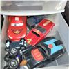Image 3 : 3 Drawer Organizer w/ Contents - Games, Collectible Cars, Black & Decker Battery +