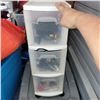 Image 1 : 3 Drawer Organizer w/ Contents - Photo Paper, Cords Misc
