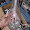 Image 3 : Box w/ Contents- Vase w/ Etched Flowers