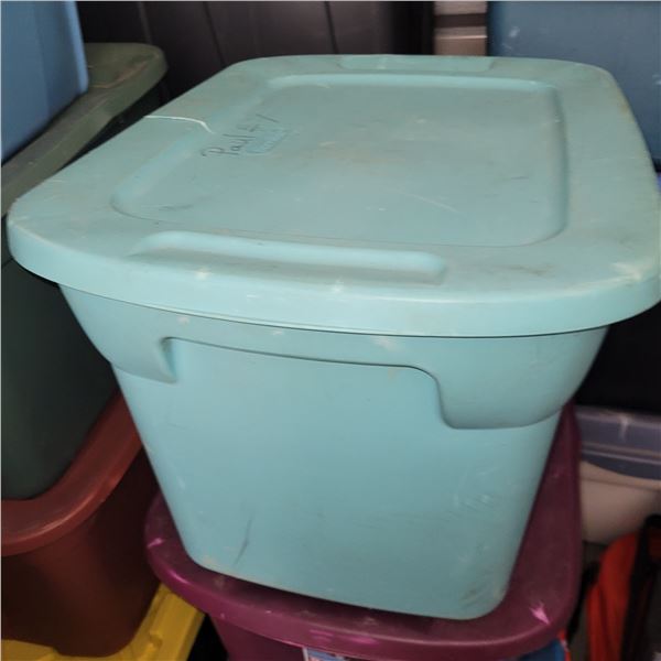 Sea Foam Green Tote w/ Contents - Coin Book, Polk Speaker, Spports Car Flags, Hunger Games Set +