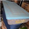 Image 1 : Long Clear Tote w/ Contents - Misc Tools, Hardware, Accessories