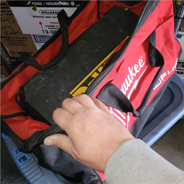 Milwaukee Tool Bag W/ Contents - DeWalt Reciprocating Saw, Blades