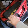 Image 1 : Milwaukee Tool Bag W/ Contents - DeWalt Reciprocating Saw, Blades