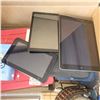 Image 8 : Box w/ Contents - Collectibles, Decor, 5 Tablets, 1 Laptop +