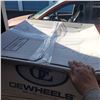 Image 1 : Box w/ Contents - Clock, Metal Stand Laptop Fan +