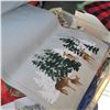 Image 3 : Clear Tote w/ Contents  - Xmas Decor