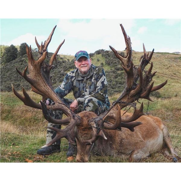 5 day 5 night New Zealand Red Stag for 2 Hunters