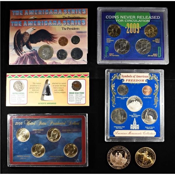 US MEDALS & COINS COLLECTORS LOT