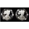 Image 2 : 2004, 06 AMERICAN SILVER EAGLES PROOF OGP