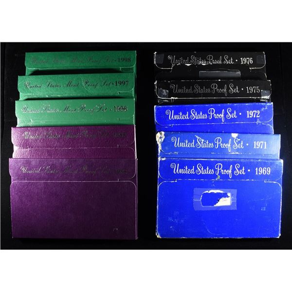 (10) US PROOF SETS