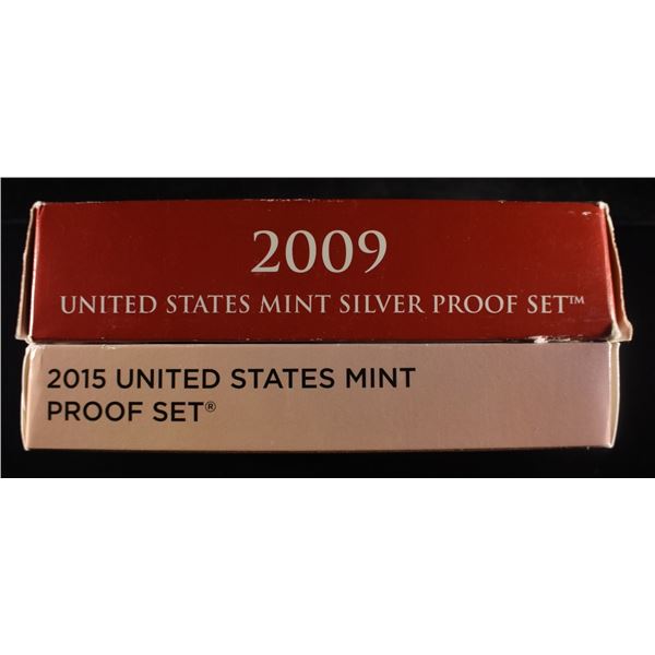 2009 US SILVER PROOF SET, 15 PROOF SET