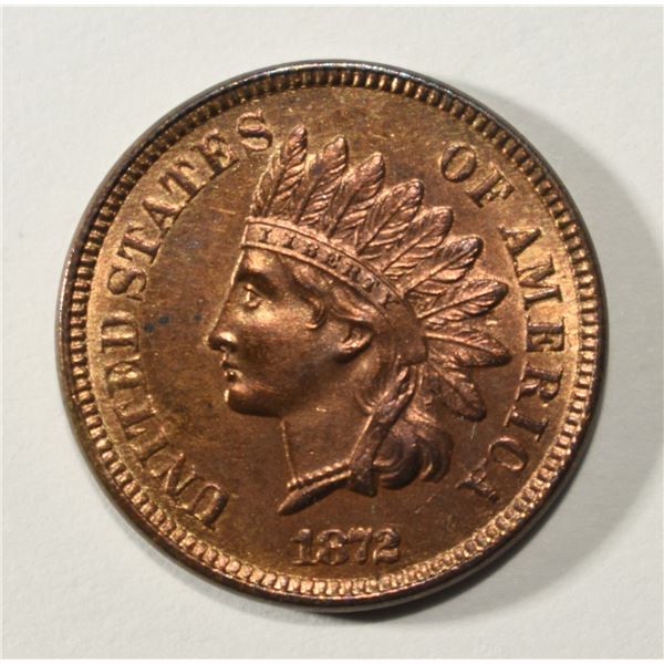 1872 INDIAN CENT BU RB