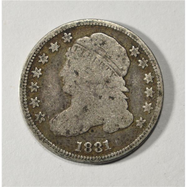 1831 BUST DIME VG