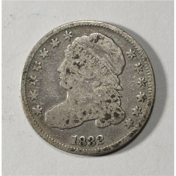 1832 BUST DIME VG