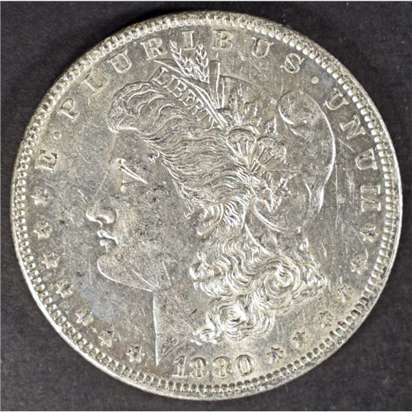 1880-O MORGAN DOLLAR AU/BU