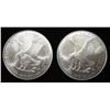 Image 2 : (2) 2024-W  AMERICAN SILVER EAGLES