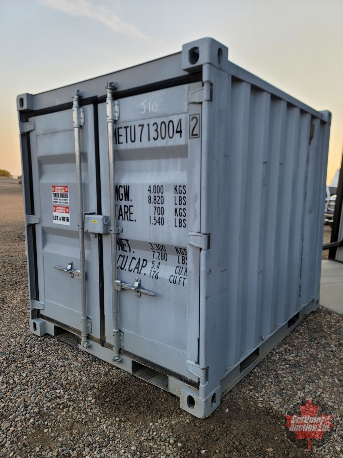 Container Type 88 Sea Container : External Measures: 77