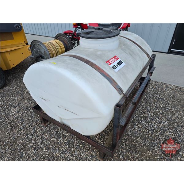 Sprayer Tank with Hose & Mounted on Steel Frame (200 Imp. Gal Tank) (47"H x 60"W x 66"D)  (Note: Thi