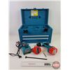 Image 2 : Makita Cordless Drill w/Charger, Drill Bits & Plastic Case (14.4V) (Case Measures : 12"H x 18"W x 11